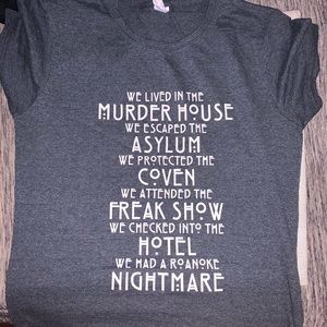 American Horror Story slogan T-shirt